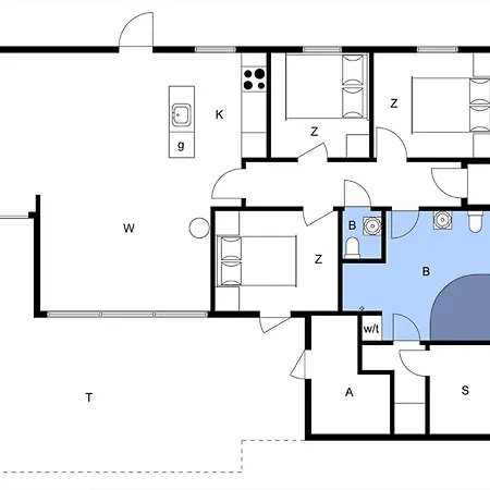 Semesterbostad Bv352-blavand-port-arthursvej-51 *